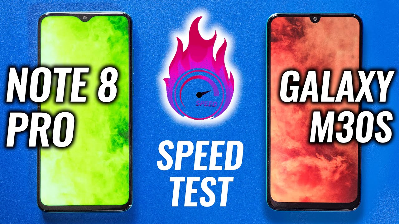 Redmi Note 8 Pro vs Samsung M30s Speed Test - Battle of the Year🔥