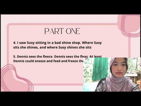 Pronunciation Drill Midterm Exam Video Assignment ||Dealova ramadani