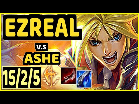 ABLE (EZREAL) vs ASHE - 15/2/5 KDA BOTTOM ADC GAMEPLAY - KR Ranked GRANDMASTER