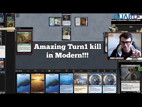 [Funny clip] Turn1 kill in Modern! By the opponent though 🙃