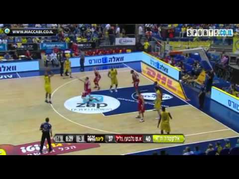 Lotto League 2011/2012, Game 24: Maccabi Tel Aviv - Hapoel Gilboa/Galil 91:77