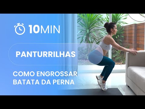 Como engrossar batata da perna - treino de panturrilhas em casa - Carol Borba
