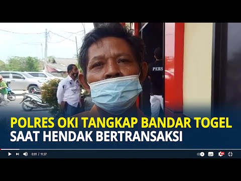 Satreskrim Polres OKI Tangkap Bandar Togel Saat Hendak Bertransaksi