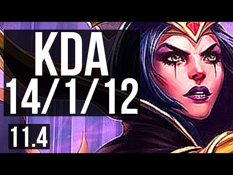 LEBLANC vs VIEGO (MID) | 14/1/12, Legendary, 400+ games | KR Challenger | v11.4