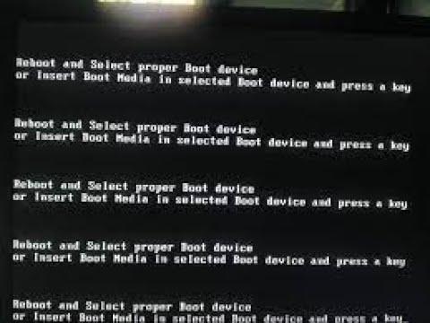 Reboot and select proper boot device 100%fixed || boot problem||