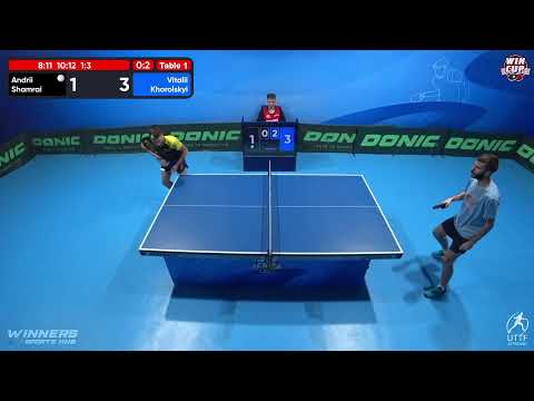 01:30 Andrii Shamrai 0 - 3 Vitalii Khorolskyi West 5 WIN CUP 22.10.2022 | TABLE TENNIS WINCUP