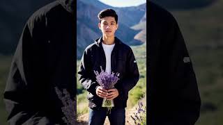 Download lagu Konsep:Gambar Seorang sedang pegang bunga lavender 'Harum bunga' #aicreator #fyp 'Saweria Di Bio' mp3