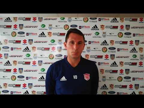 Váczy Dávid vezetőedző beharangozója a Sárisápi BSE elleni mérkőzés előtt