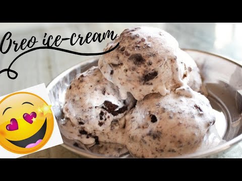 OREO ICE CREAM | only 4 ingredients | HOMEMADE | LOCKDOWN RECIPE
