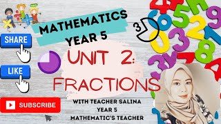MATHEMATICS YEAR 5 : UNIT 2: FRACTIONS (Multiplication of fraction)