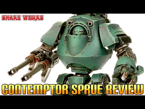 Contemptor Dreadnought on sprue review - Horus Heresy Age of Darkness - Games Workshop