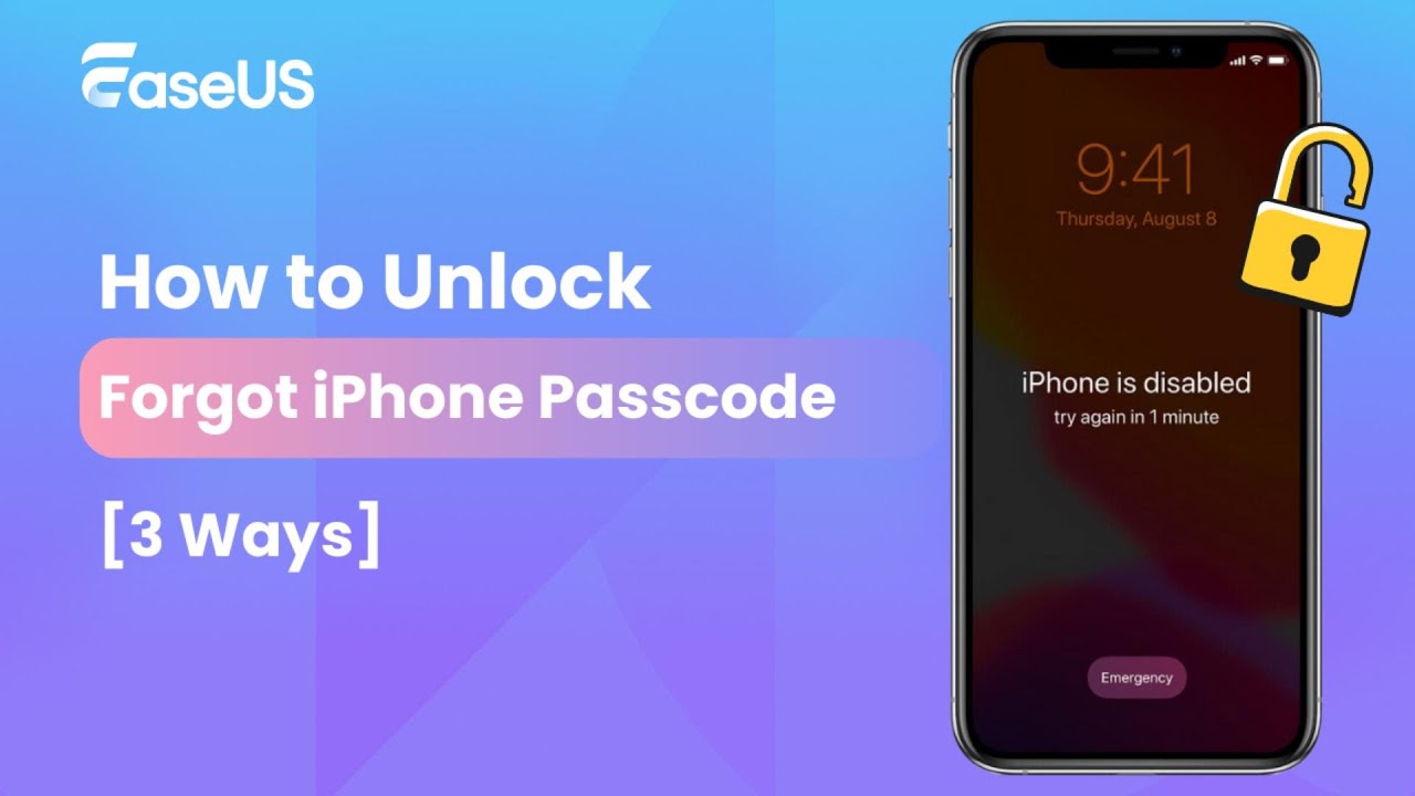 forgot iphone passcode