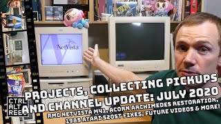 Projects & Pickups: RMC NetVista M41, Acorn Archimedes Restoration, Atari ST, Future Videos & More!