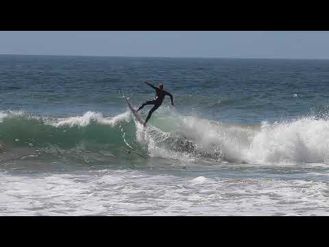Fun waves at Point Dume