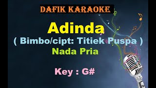 Download lagu Adinda(Karaoke) Bimbo / Titiek Puspa Nada Pria /Cowok Male Key G# Tembang Kenangan Lagu Nostalgia mp3