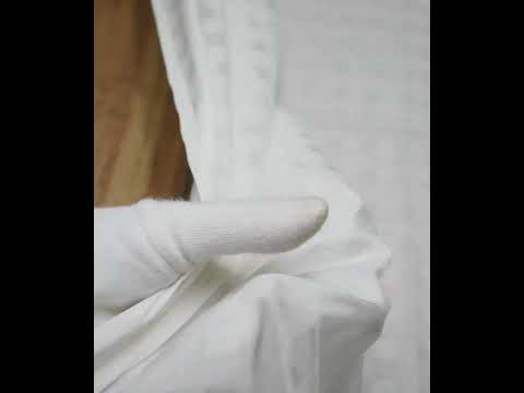 Big Check Natural Silk & Cotton Blend 45 GSM Handwoven Fabric 24 — video