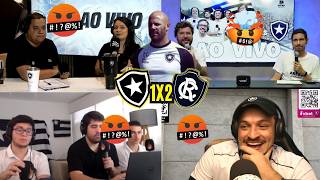 REAÇÕES DOS BOTAFOGUENSES FURIOSOS COM VIRADA DE 2 A 1 PRO REMO EM CASA - BRASILEIRÃO 2026