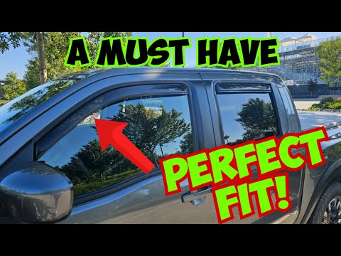2023 Nissan Frontier Pro-4x AVS In Channel Vent Visor Install And Review