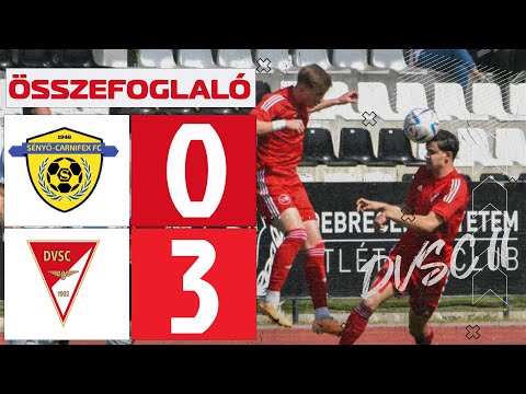 Összefoglaló: Sényő FC-ZMB Building - DVSC II. 0-3