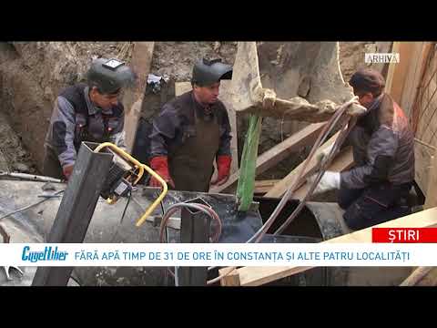 Major works on the supply network. Water shuts off in Constanța for 31 hours