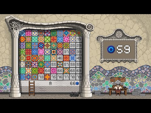 Some Deeply Clever Puzzle Game About Completing Levels To Fill A Mosaic Wall