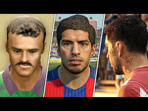 Luis Suarez in every FIFA game (FIFA 07 - FIFA 22)