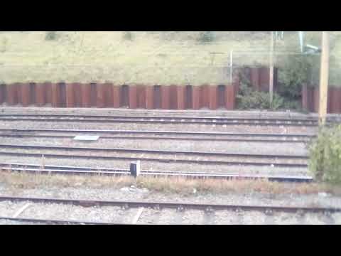 DRS 68028/68032 passes Crewe Salop Goods Jn on 6K73 Sellafield to Crewe Coal Sidings 23/9/17
