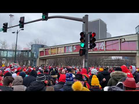 Photos at Kansas City Chiefs Super Bowl Rally