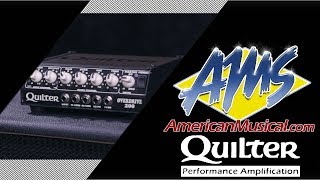 Video thumbnail for Quilter Overdrive 200 Overview - Quilter Overdrive 200 Electric Guitar Amplifier Head by American Musical Supply
