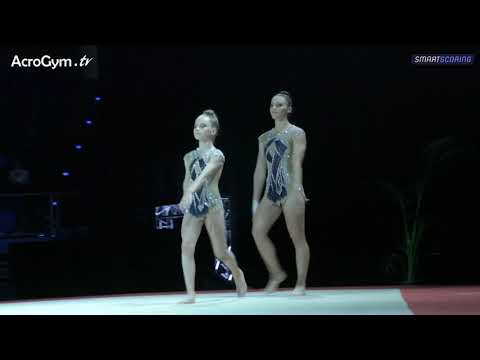 GBR Junior Women's Pair Dynamic Final - Acrobatic European Championships 2021