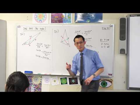 Applying the Sine Rule (2 of 2: Finding an obtuse angle)