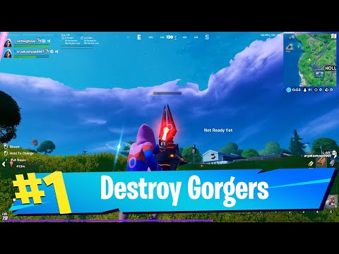 Destroy Gorgers (1) All Locations - Fortnite Week 5 Challenges