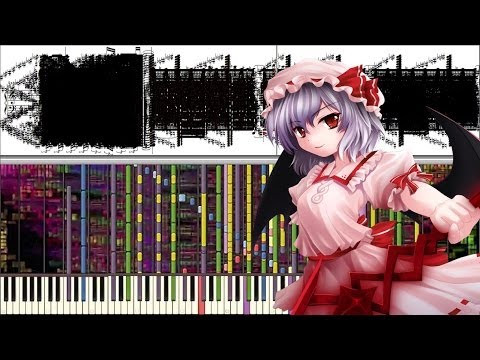 Synthesia Score: Touhou 6 - Septette for the Dead Princess | 14.9 Million Notes! | Black MIDI