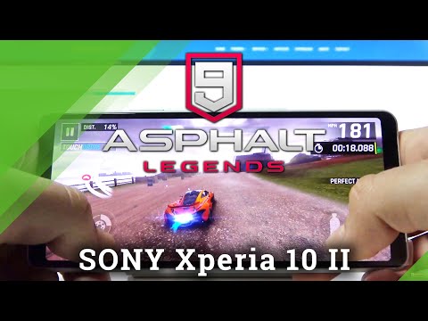 Asphalt 9 Performance Test on Sony Xperia 10 II - Gameplay