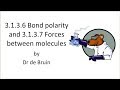 Bond Polarity and Intermolecular Forces