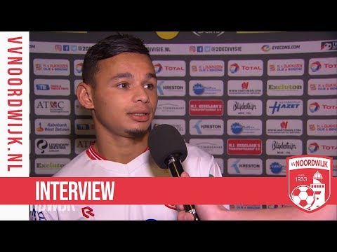 Reactie Noordwijk-speler Denzel James na rentree bij Noordwijk | NOORDWIJK TV