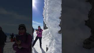 preview picture of video 'Йога Клуб Амба на Черни връх.Първото зимно изкачване на 10.02. 2019г.'