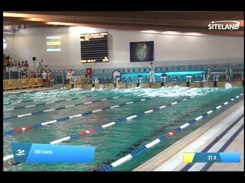 Serie 9 dei 100 Dorso  Assoluti Maschi Master - Campionati Regionali Masters 2014 di Veneto e Friul