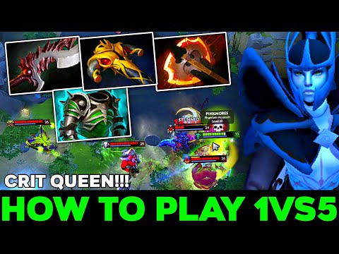 How to play 1vs5 Phantom Assassin Unlimited Crit Rate Insane Farm So Op - Dota 2