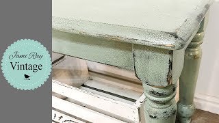 How To Get Chippy Two Toned Paint | Crackle Paint