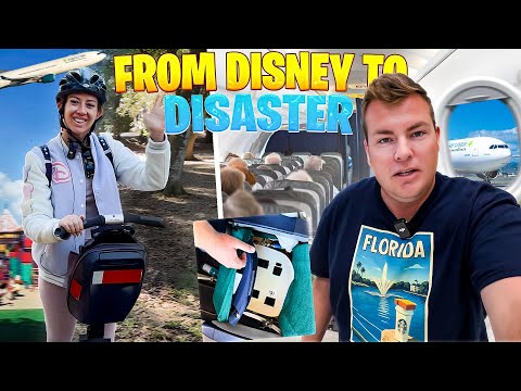Disney Magic Ended FAST… The Florida Flight Home Was SHOCKINGLY BAD 😳 Orlando Travel Day Vlog ✈️ 
