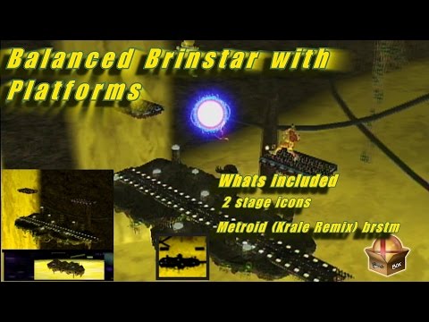 Flat Brinstar with Platforms - Stage Hack