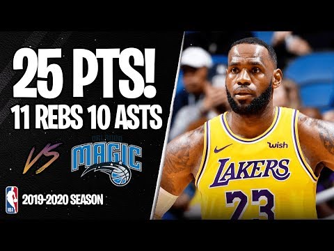 LeBron James Full Triple-Double Highlights vs Orlando Magic - 11/12/2019