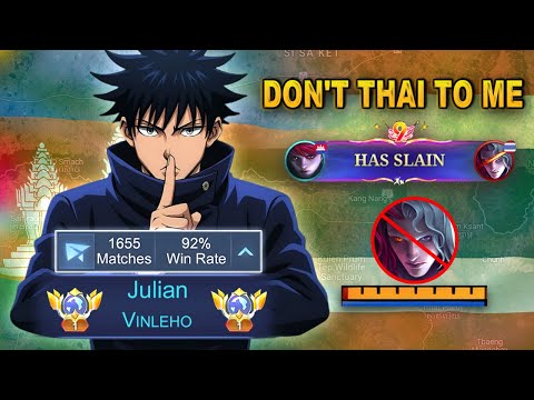 Don't Thai to me ️👊🏻 🔥 | Top 1 Global Julian (92% Win Rate) | MLBB