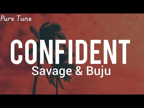 Savage ft Buju - Confident lyrics video