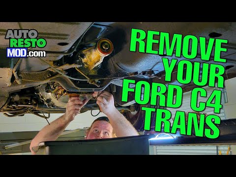 Remove Ford C4 Transmission
