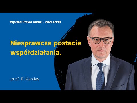 Wykład 14 z prawa karnego 18.01.2021  prof. dr hab. Piotr Kardas
