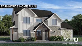🏡 House Tour | Sunny Creek (Plan 3742) - Drummond House Plans