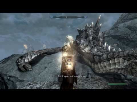Killing a dragon with VioLENS mod enabled