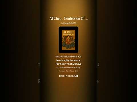 Al Chet .. Confession of Sins | Spoken Word